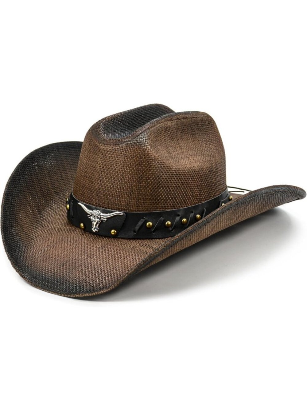 Stylish Shapeable Straw Cowboy Hat for Men & Women - 4" Wide Brim Western Style
